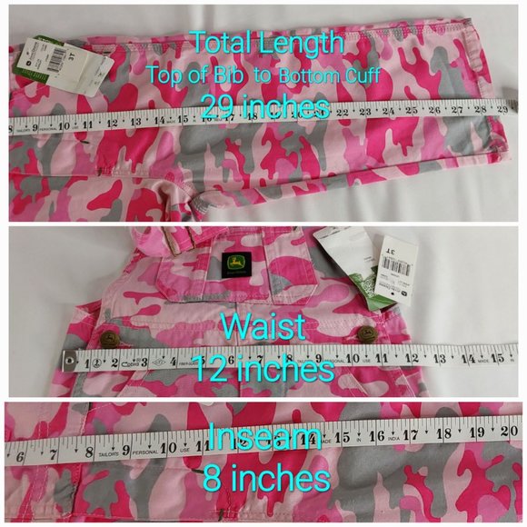 'JOHN~DEERE' CAMOUFLAGE OVERALL PANTS - Picture 15 of 16